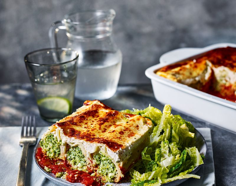 Slimming World pasta bake Broccoli and ricotta cannelloni Slimming