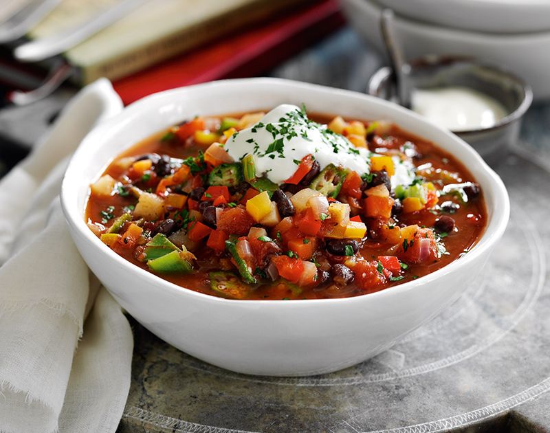 Cajun black bean soup | Slimming World