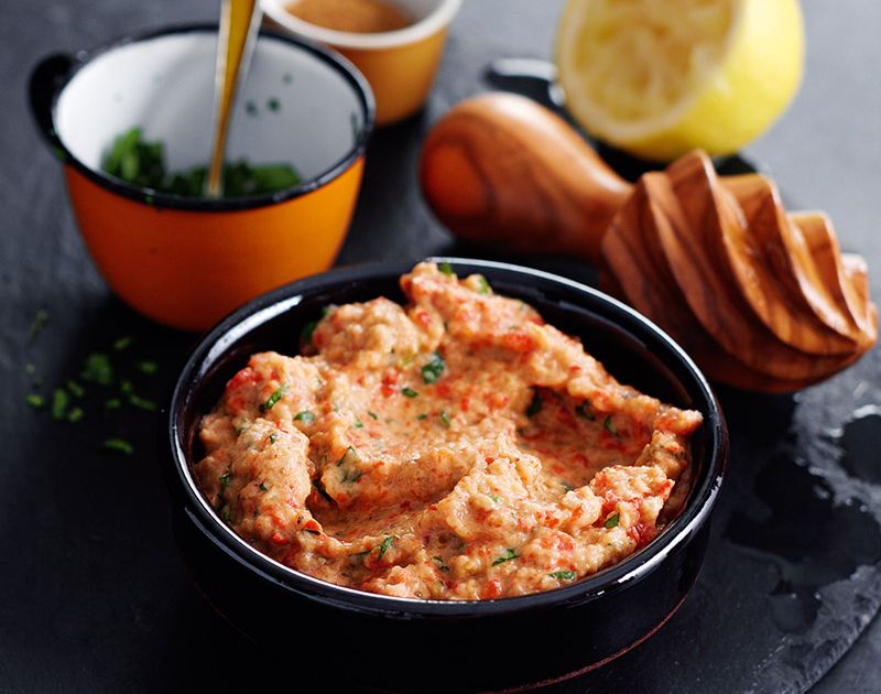 Spiced aubergine dip | Slimming World