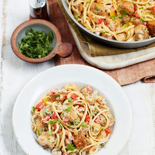 Chicken pasta recipes – Slimming World Cajun chicken pasta | Slimming World