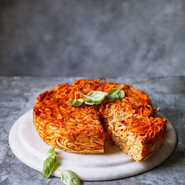 Baked Spaghetti Pie Slimming World