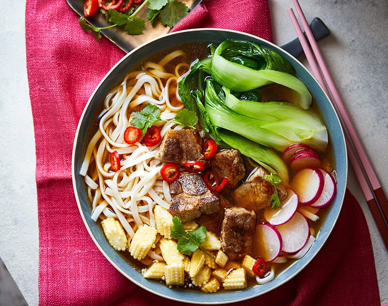 Fivespice pork ramen bowl Slimming World