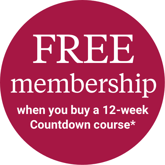 购买12周倒计时课程可获得免费会员资格