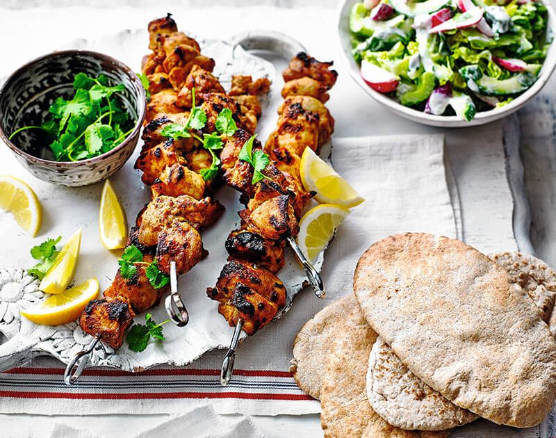 Homemade Chicken Tikka Kebab | Slimming World