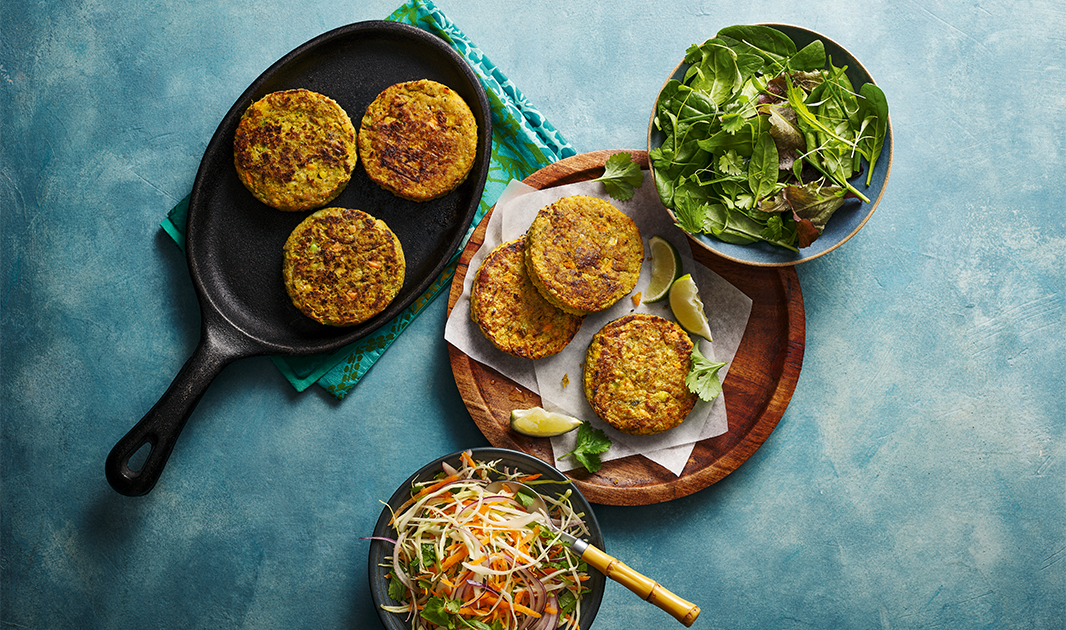 Thai-inspired veg burgers | Slimming World