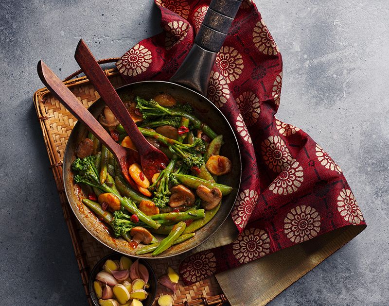 Soy, garlic and ginger veg Slimming World