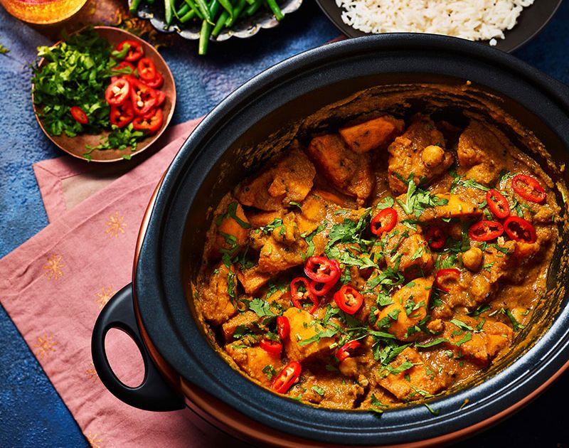 Slimming World slow cooker curry vegan sweet potato curry Slimming