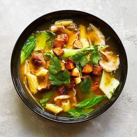 image of Miso Soup With Smoked Tofu recipe by Slimming World