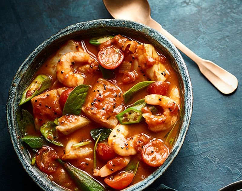 Jamaican seafood curry | Slimming World