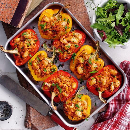 Vegan stuffed peppers