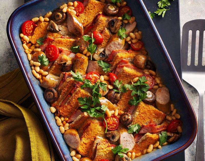 Bread and ‘butty’ breakfast pudding Slimming World