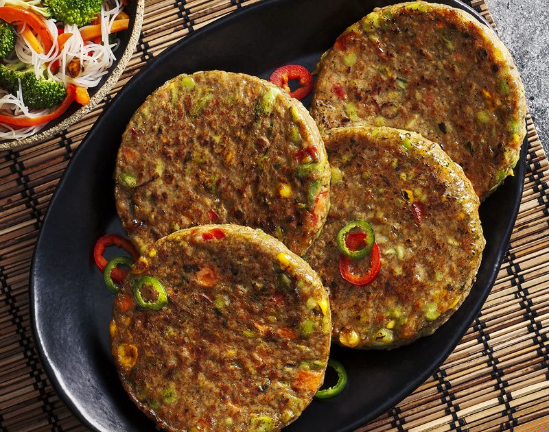 Spicy veggie burgers | Slimming World