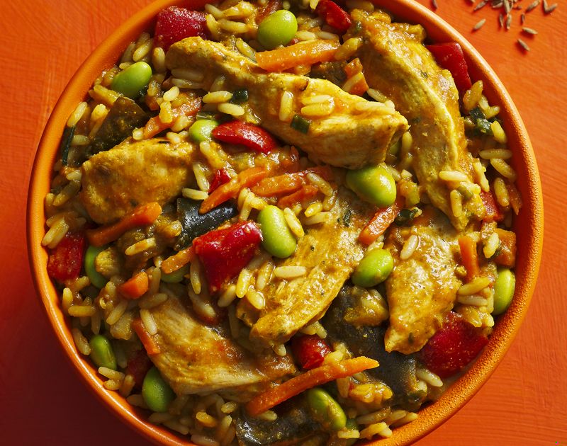 Naked chicken katsu and rice | Slimming World