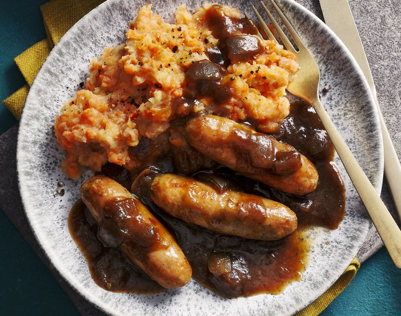 Slimming World bangers and mash Slimming World