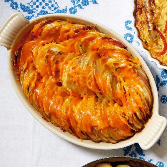 Potato and bacon bake