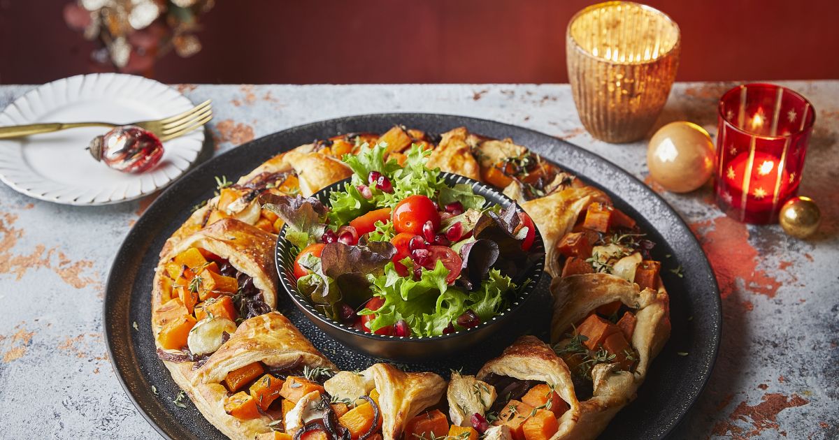 Veggie pastry wreath | Slimming World