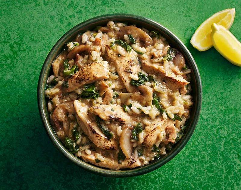 Chicken and mushroom risotto | Slimming World