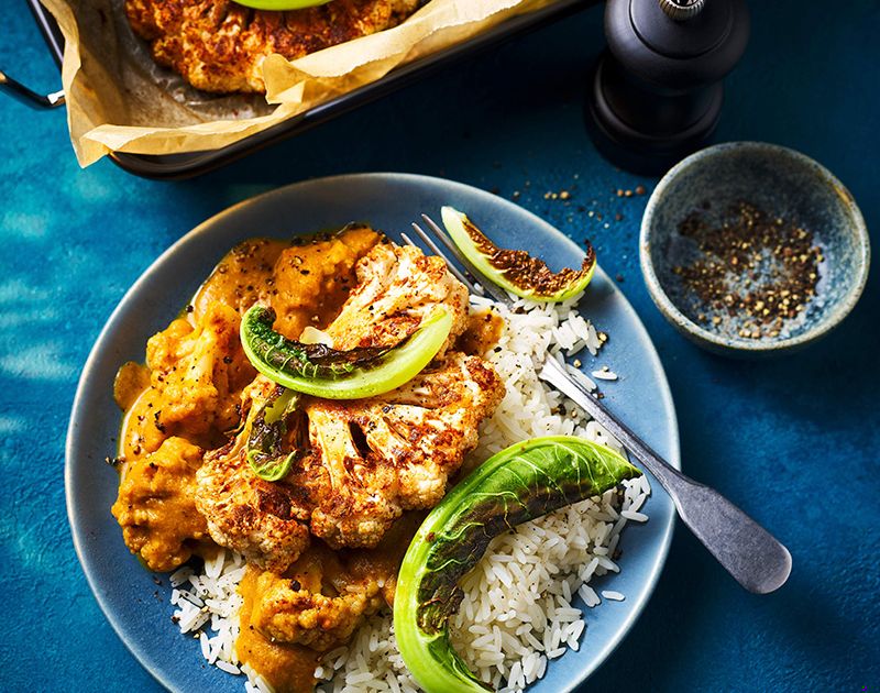 Cauliflower steak curry Slimming World