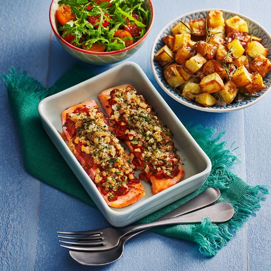 Italian-style salmon