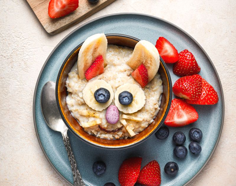 Easter bunny porridge | Slimming World