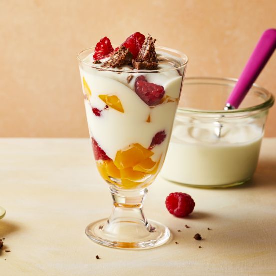 Choc Orange Hi-fi and fruit brekkie pots