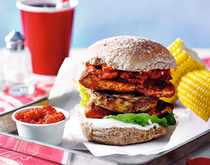 Chicken and hash brown burgers | Slimming World