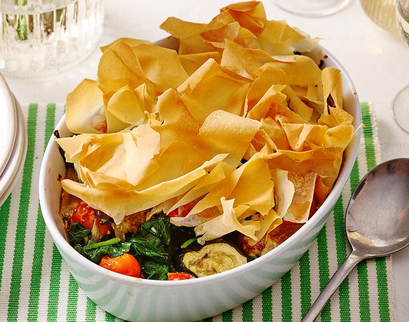 Greek-style summer veg pie | Slimming World