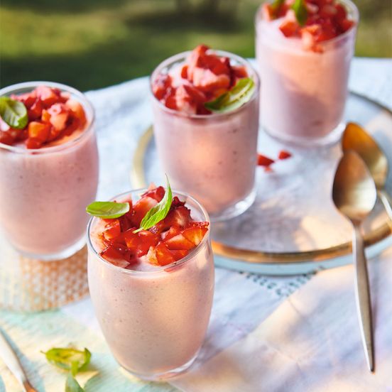 Slimming World strawberry mousse