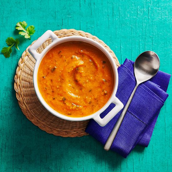 Carrot and coriander soup