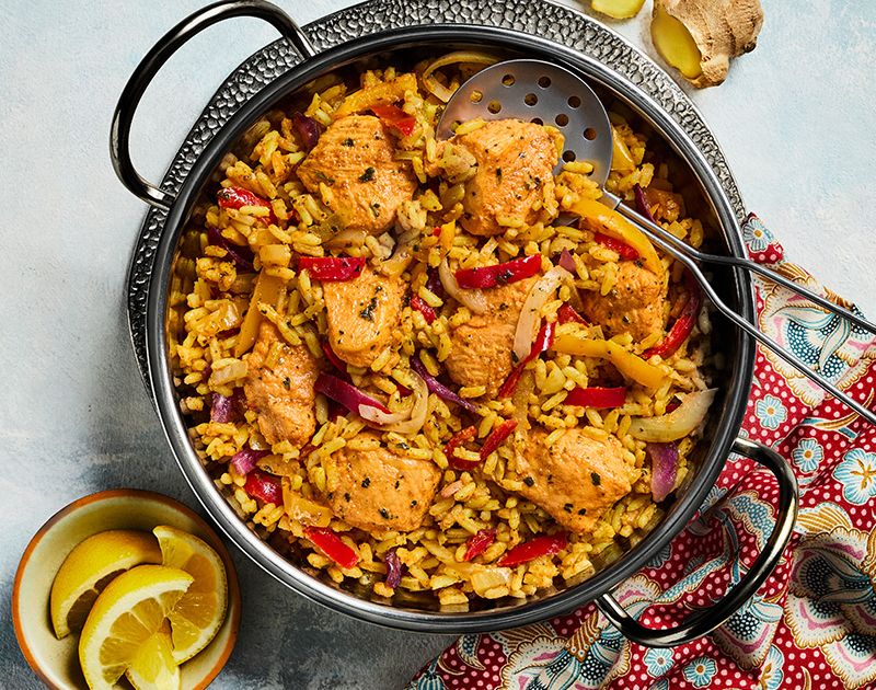 Chicken tikka and rice  | Slimming World
