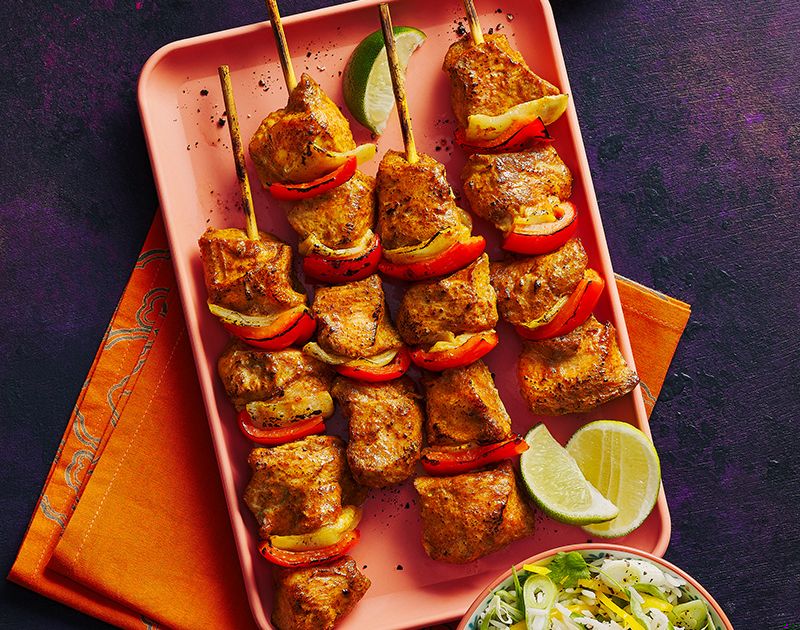 Chicken tikka skewers | Slimming World