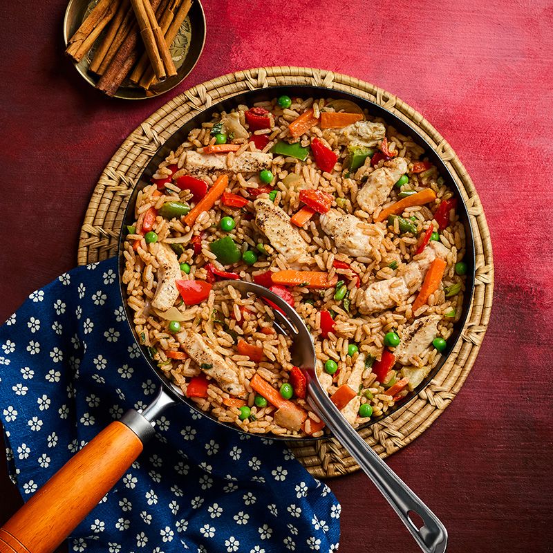 Chinese chicken fried rice