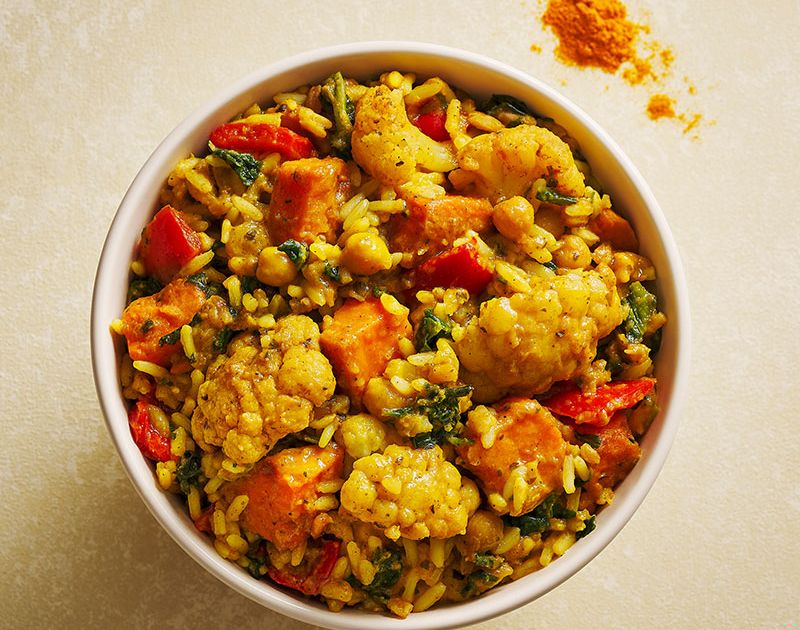 Sweet potato curry and rice | Slimming World