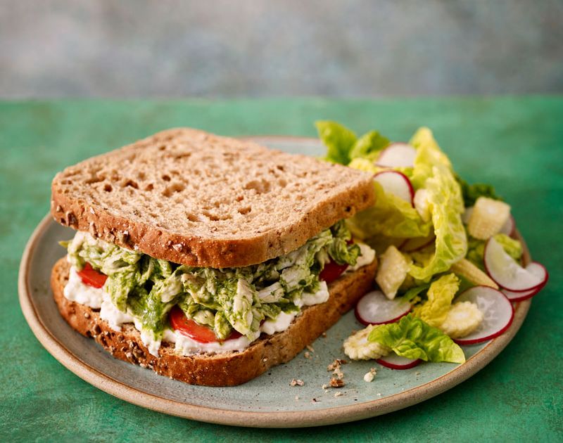 Chicken and pesto sandwich | Slimming World