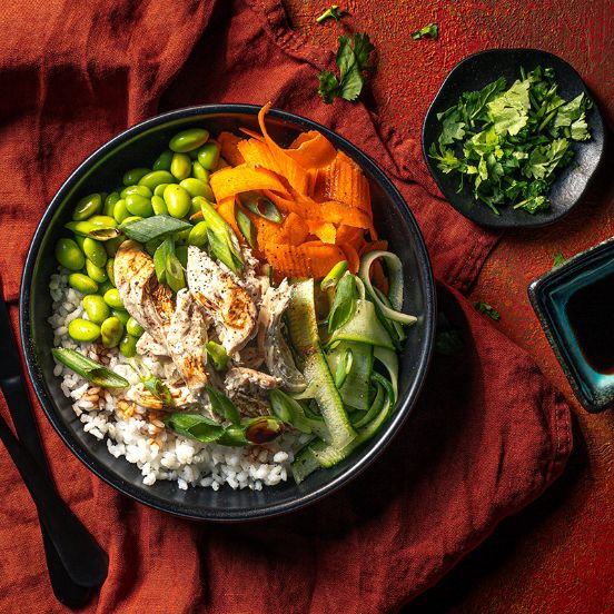 Chicken poke bowl