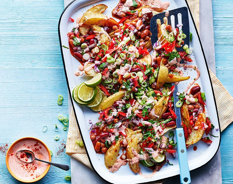 Vegan dirty chilli wedges | Slimming World