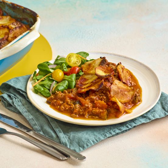 Ratatouille beef hotpot