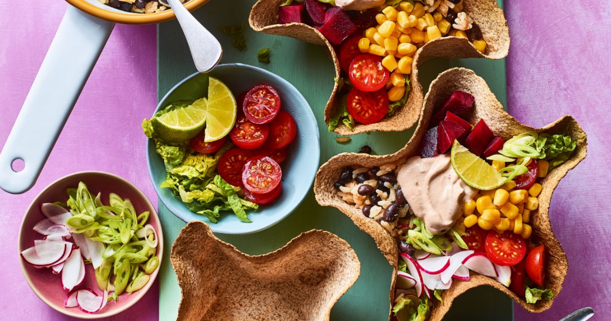 Rainbow burrito bowls | Slimming World