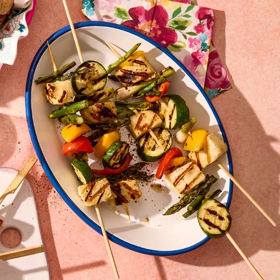Halloumi skewers