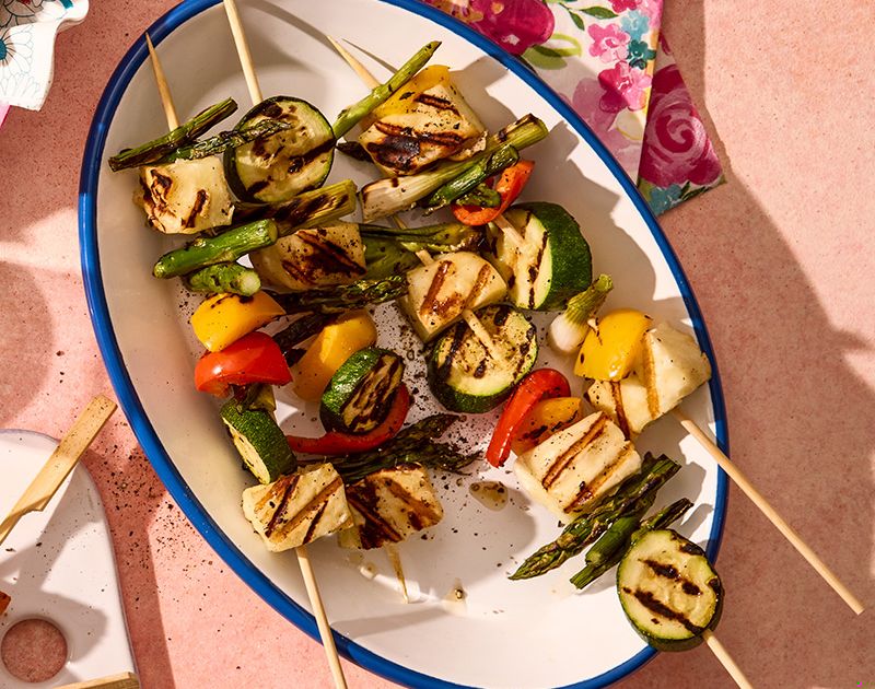 Halloumi skewers | Slimming World