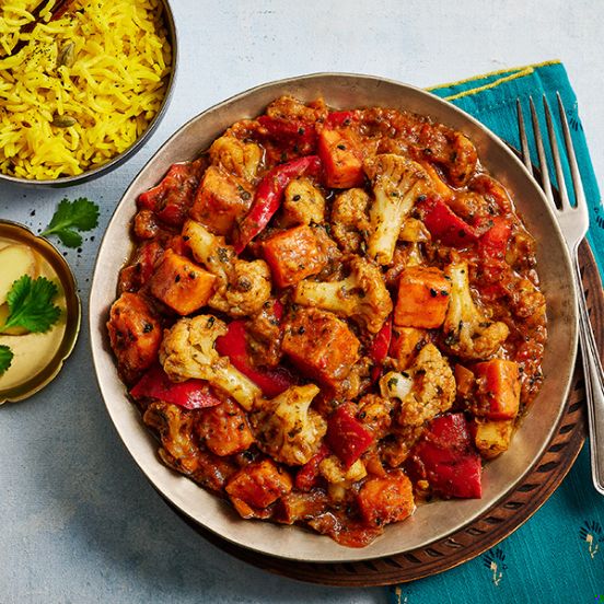 Roasted vegetable tikka masala