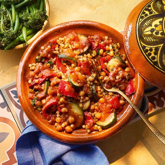 Moroccan-spiced vegetable tagine